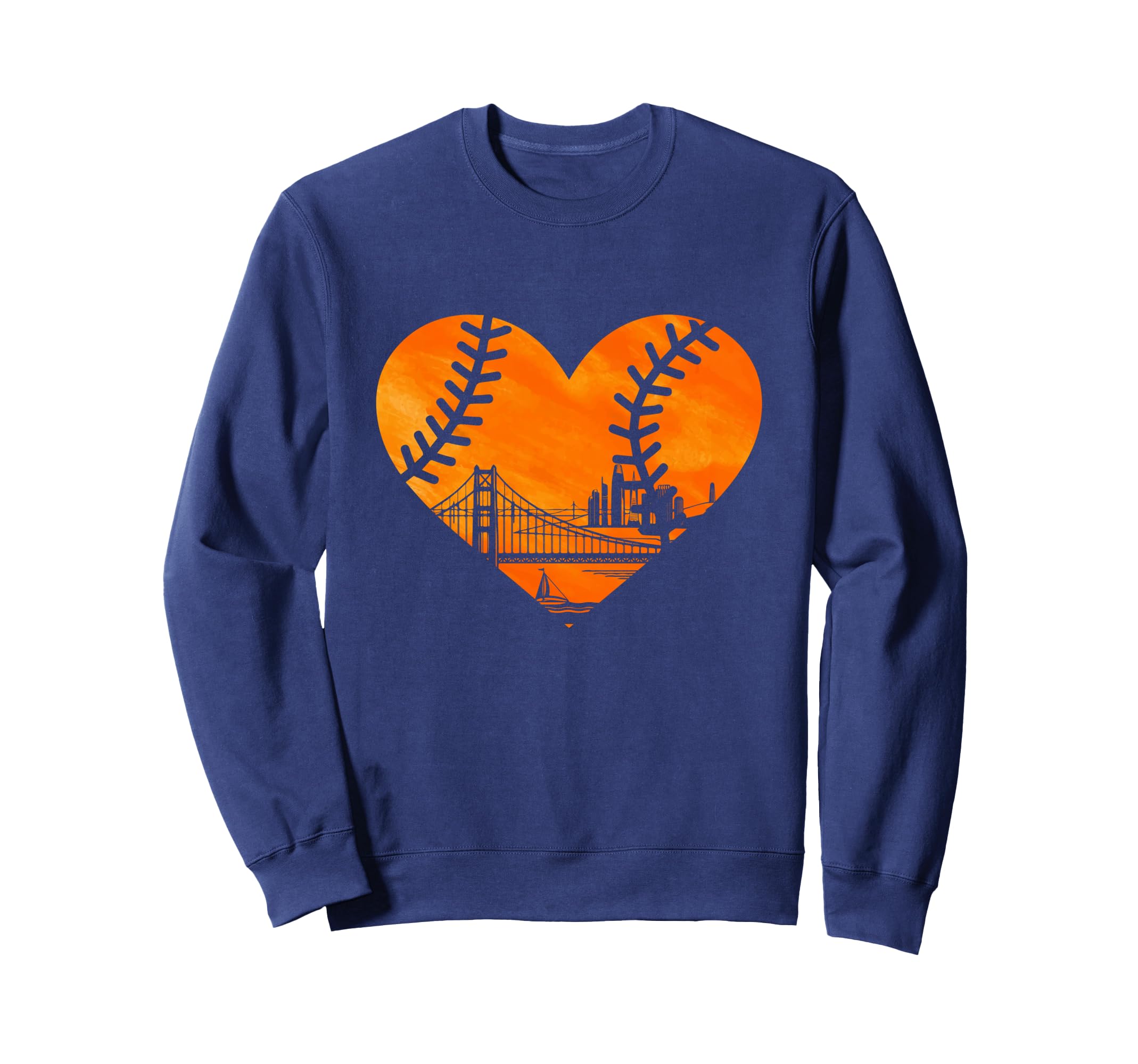 Us State San Francisco Baseball Sweatshirt - Novelty Apparel for Adults - T-Shirt, Sweatshirt, Hoodie