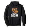 Baseball Mom Leopard Heart Colorful Hoodie - Custom Art Print Unisex - T-Shirt, Sweatshirt, Hoodie