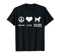 Peace Love Goldendoodle T-Shirt - Aesthetic Graphic for Adults - T-Shirt, Sweatshirt, Hoodie