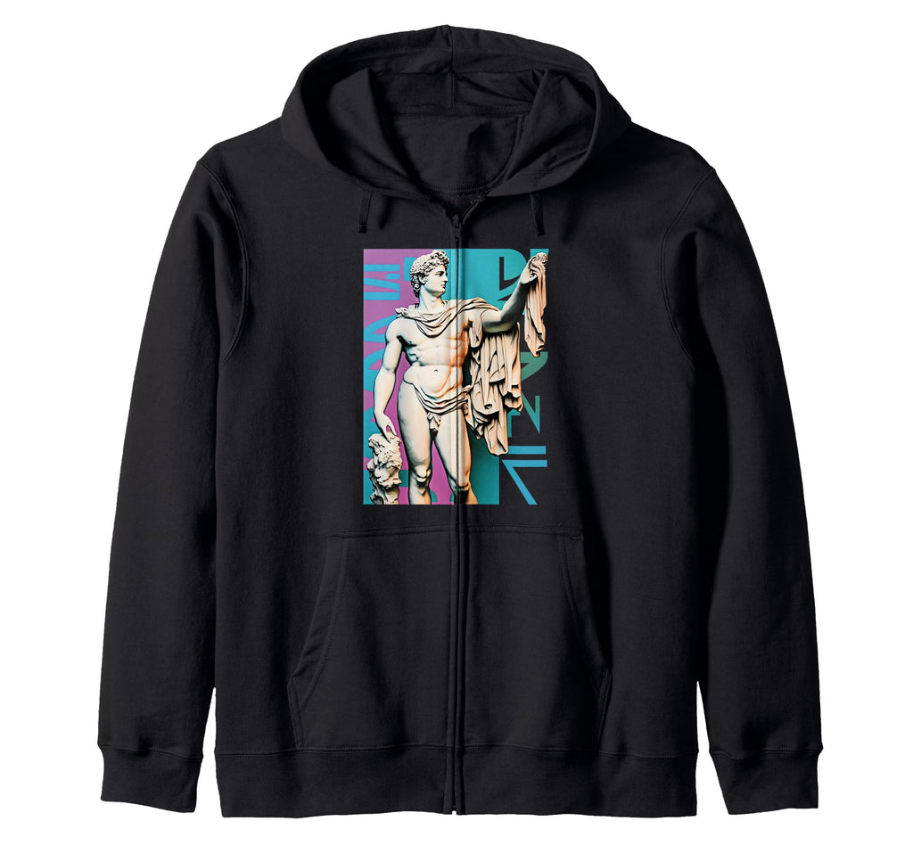 Vaporwave Aesthetic 80S 90S Streetwear Hoodie - Graphic Print for Adults - T-Shirt, Sweatshirt, Hoodie
