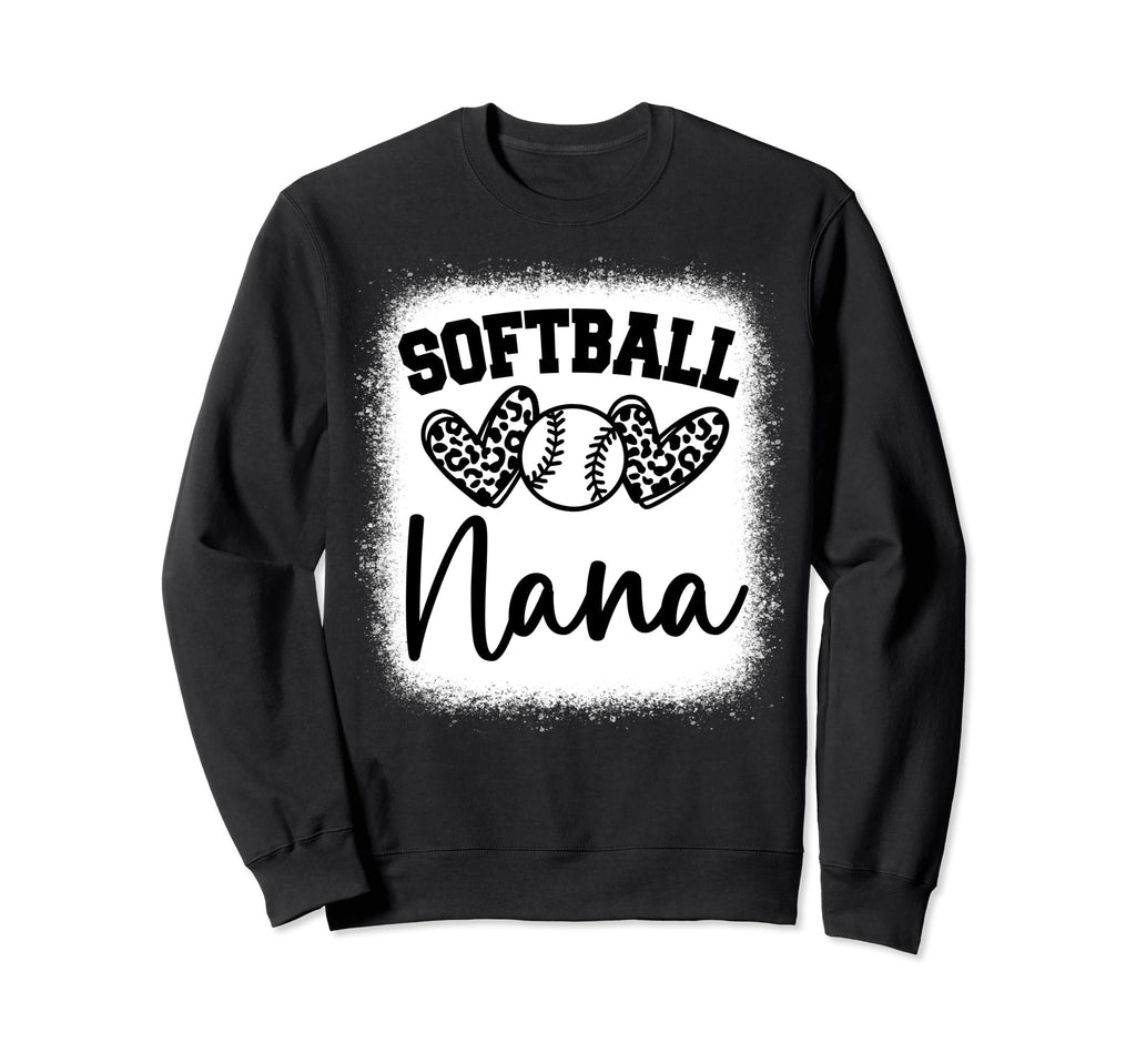 Personalized Baseball Heart Nana Sweatshirt - Trendy Graphic Men Women - T-Shirt, Sweatshirt, Hoodie