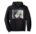 Vaporwave Aesthetic Wave Virtual Hoodie - Streetwear Style for Adults - T-Shirt, Sweatshirt, Hoodie