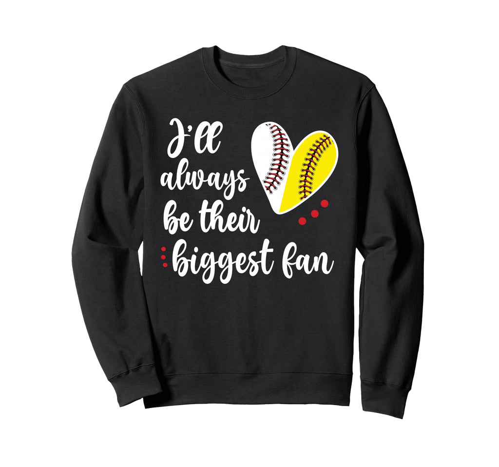 Huge Fan Softball Baseball Player Sweatshirt - Aesthetic Graphic Unisex - T-Shirt, Sweatshirt, Hoodie