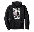 Dad Ballers Soccer Baseball Lover Fan Hoodie - Aesthetic Graphic Men Women - T-Shirt, Sweatshirt, Hoodie