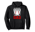 Proud Baseball Dad Baseball Player Hoodie - Custom Art Print for Adults - T-Shirt, Sweatshirt, Hoodie