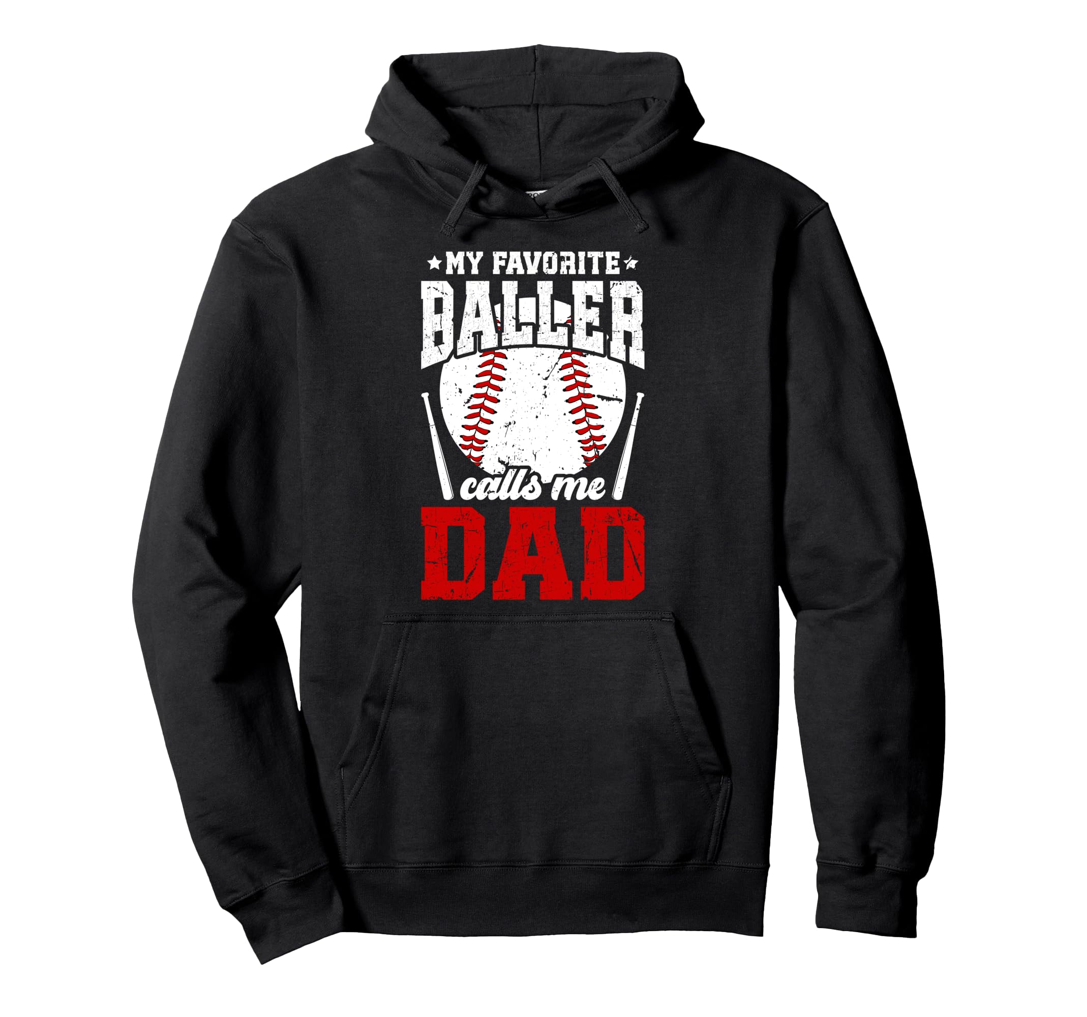 Proud Baseball Dad Baseball Player Hoodie - Custom Art Print for Adults - T-Shirt, Sweatshirt, Hoodie