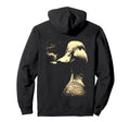 Funny Grunge Smoking Duck Animal Hoodie - Custom Art Print for Adults - T-Shirt, Sweatshirt, Hoodie