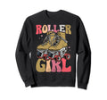Roller Skating 70S 80S Skate Costume Sweatshirt - Fun Novelty Design Unisex - T-Shirt, Sweatshirt, Hoodie