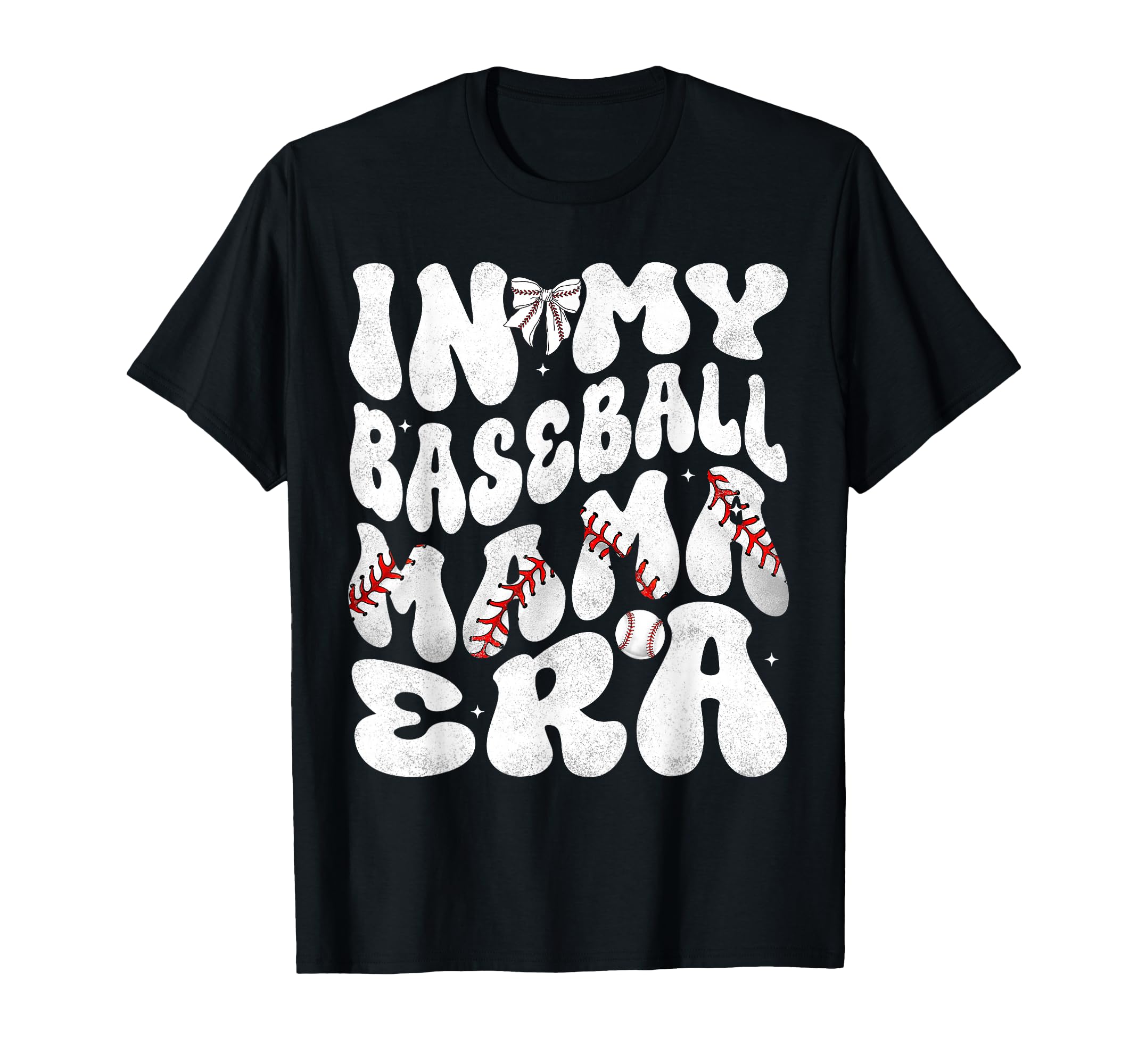 Groovy My Baseball Mama Era Sports T-Shirt - Streetwear Style for Adults - T-Shirt, Sweatshirt, Hoodie