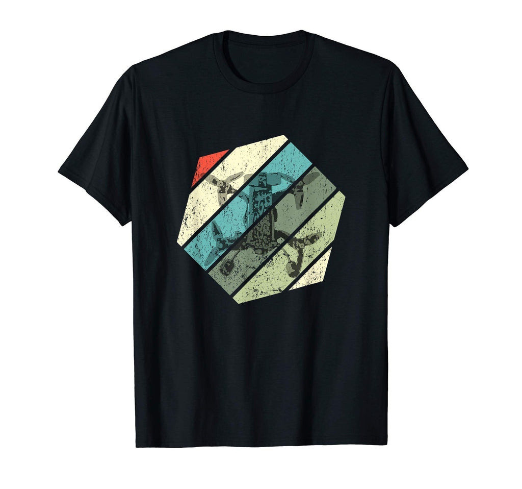 Quadrocopter Drone Sunset T-Shirt - Unique Graphic for Adults - T-Shirt, Sweatshirt, Hoodie