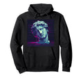 Vaporwave Dripping Statue Head Hoodie - Fun Novelty Design Men Women - T-Shirt, Sweatshirt, Hoodie