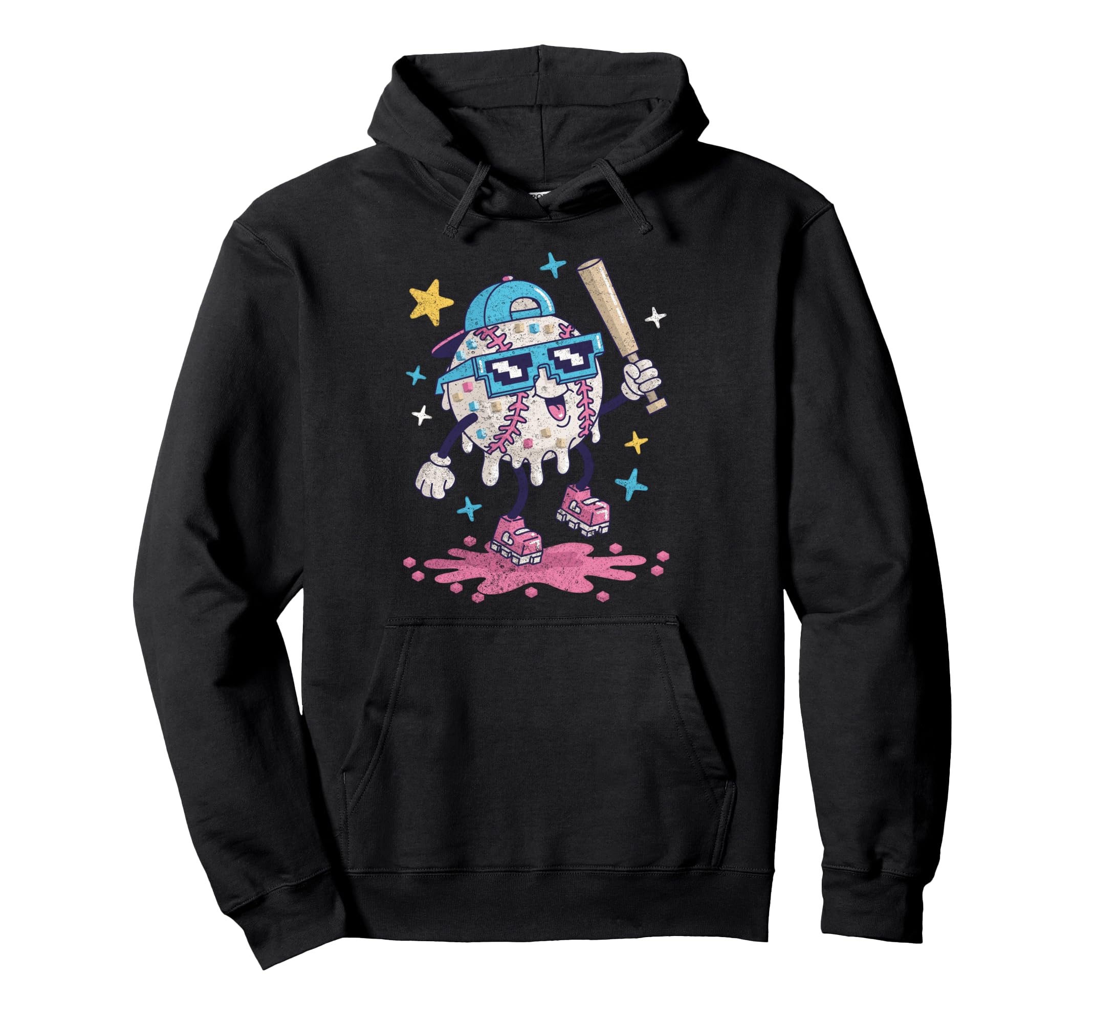 Baseball Drip Gamer Gifts T-Shirt - Novelty Apparel Unisex - T-Shirt, Sweatshirt, Hoodie