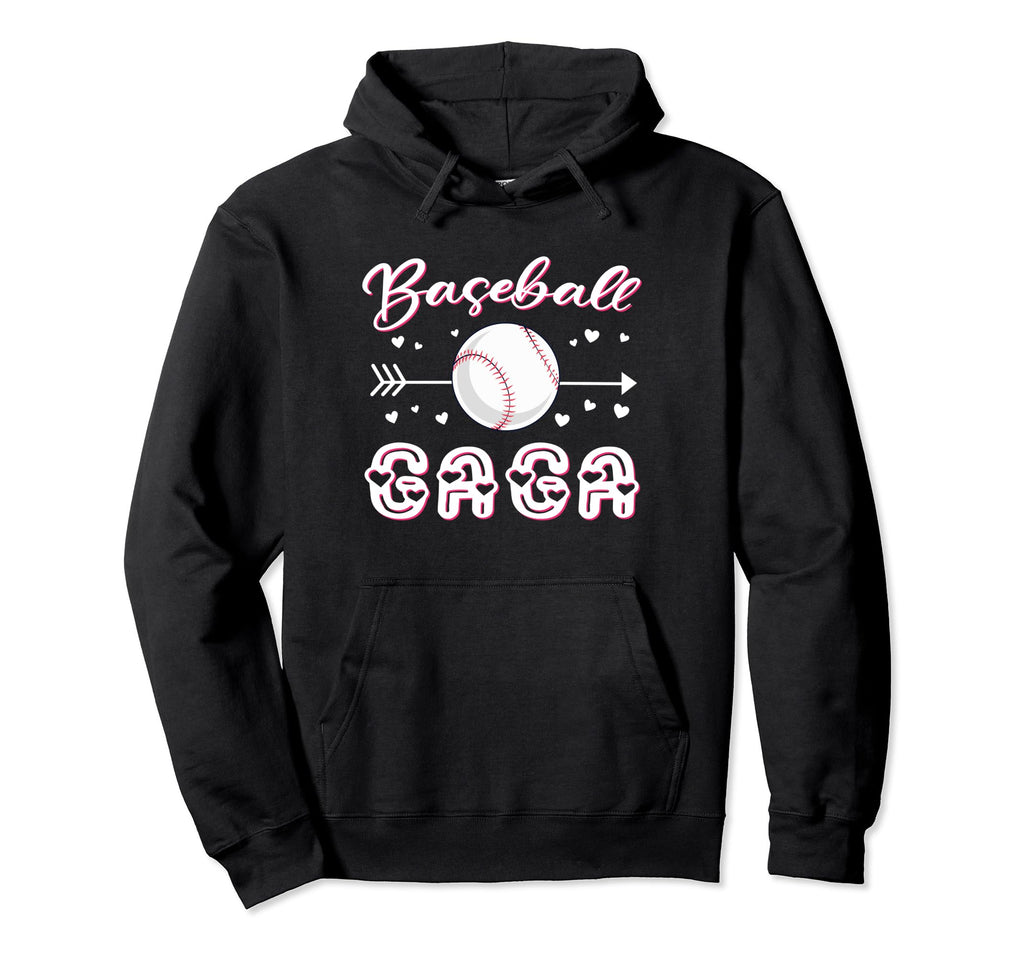 Baseball Gaga Baseball Sport Lover Hoodie - Fun Novelty Design Men Women - T-Shirt, Sweatshirt, Hoodie