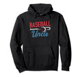 Baseball Uncle Life Happy Fathers Day Hoodie - Aesthetic Graphic Unisex - T-Shirt, Sweatshirt, Hoodie