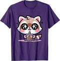Cute Kawaii Animals Drinking Boba Tea Co. - Adult & Kids T-Shirts, Sweatshirts & Hoodies apparel design preview 1