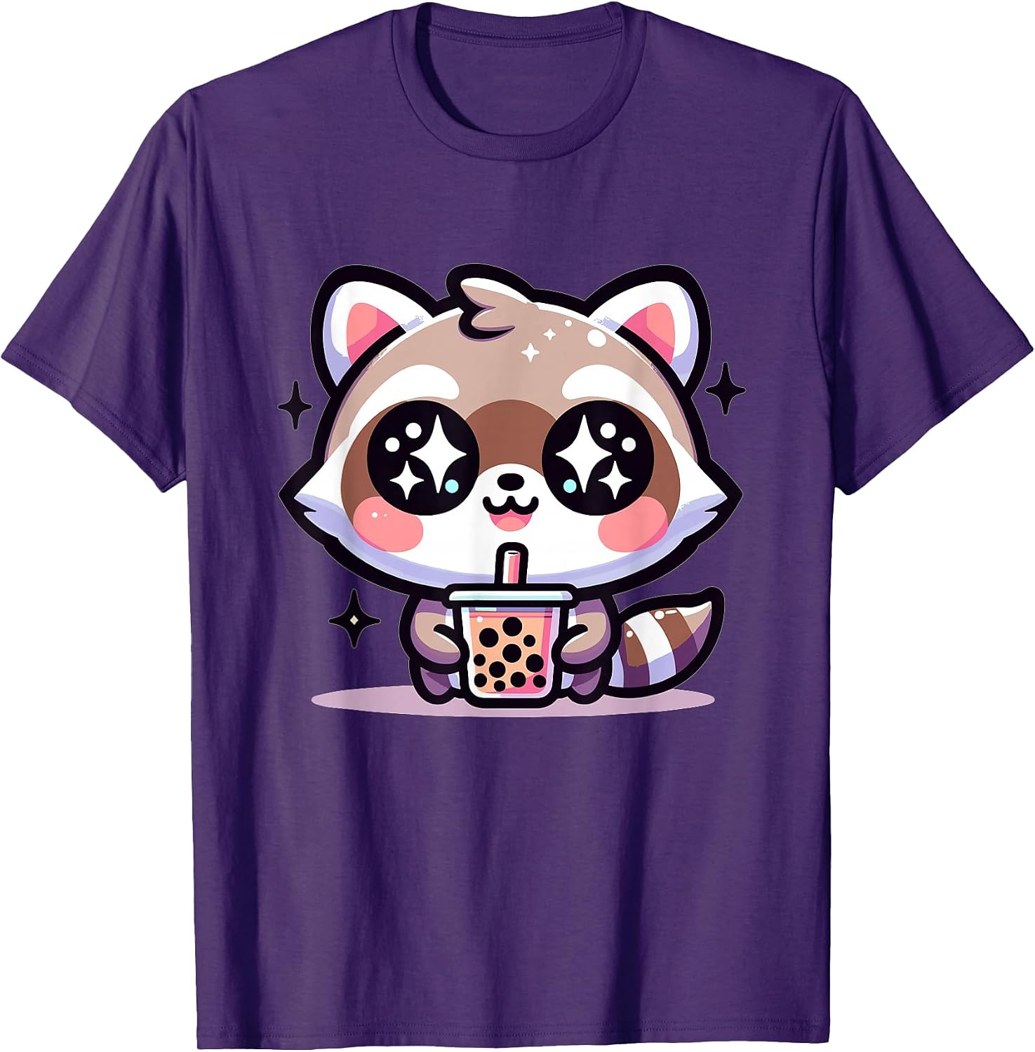 Cute Kawaii Animals Drinking Boba Tea Co. - Adult & Kids T-Shirts, Sweatshirts & Hoodies apparel design preview 1