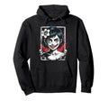 Horror Anime Goth Creepy Japanese Hoodie - Aesthetic Graphic for Adults - T-Shirt, Sweatshirt, Hoodie