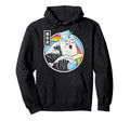 Surfing Milk Carton Kanagawa Wave Kawaii Hoodie - Graphic Print for Adults - T-Shirt, Sweatshirt, Hoodie
