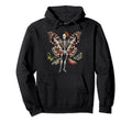 Goth Fairycore Grunge Butterfly Wing Hoodie - Minimalist Print Men Women - T-Shirt, Sweatshirt, Hoodie