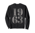 1963 Birth Year Distressed Birthday Sweatshirt - Graphic Print Unisex - T-Shirt, Sweatshirt, Hoodie