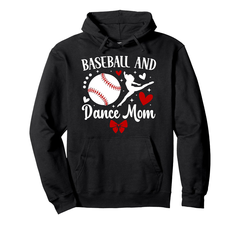 Baseball And Dance Mom Dancer And Hoodie - Minimalist Print Men Women - T-Shirt, Sweatshirt, Hoodie