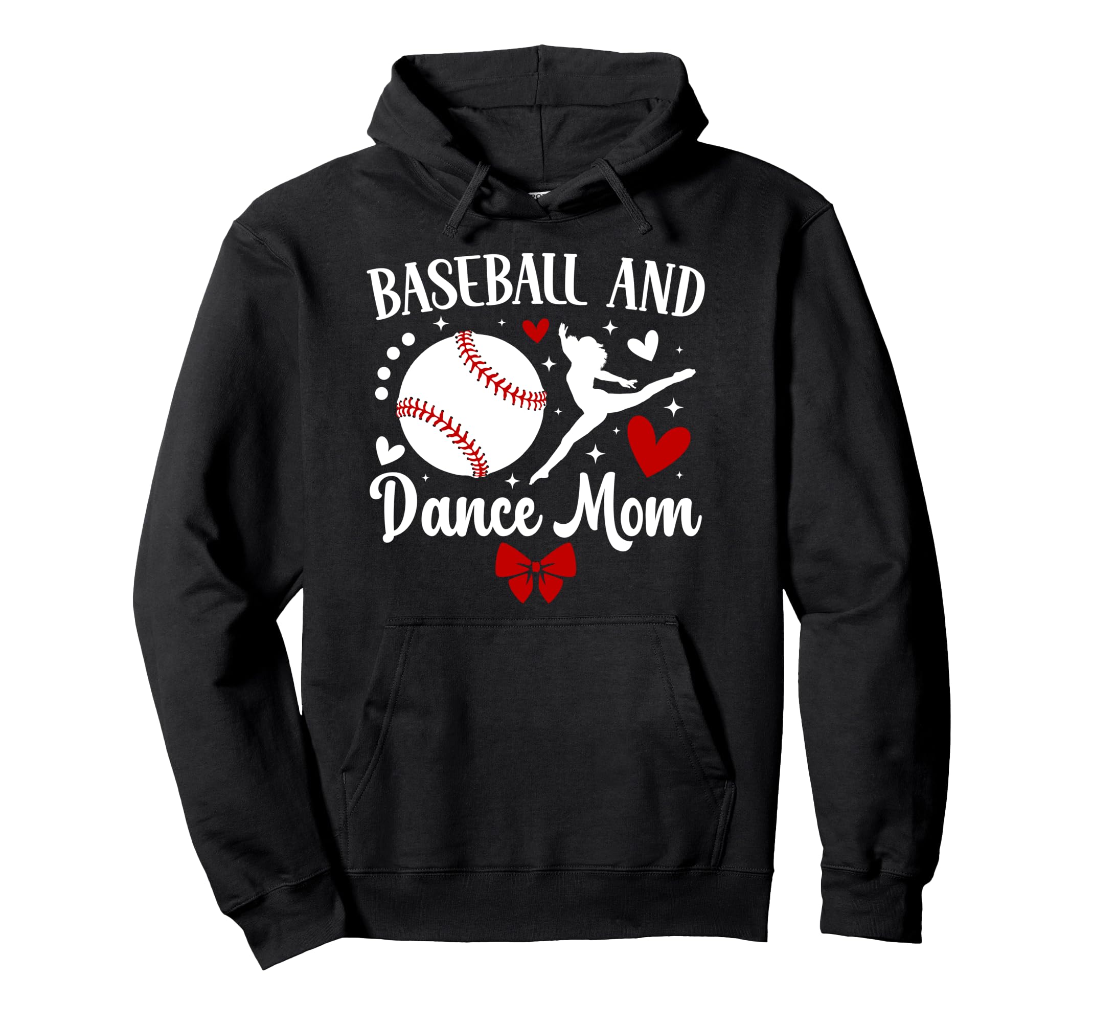 Baseball And Dance Mom Dancer And Hoodie - Minimalist Print Men Women - T-Shirt, Sweatshirt, Hoodie