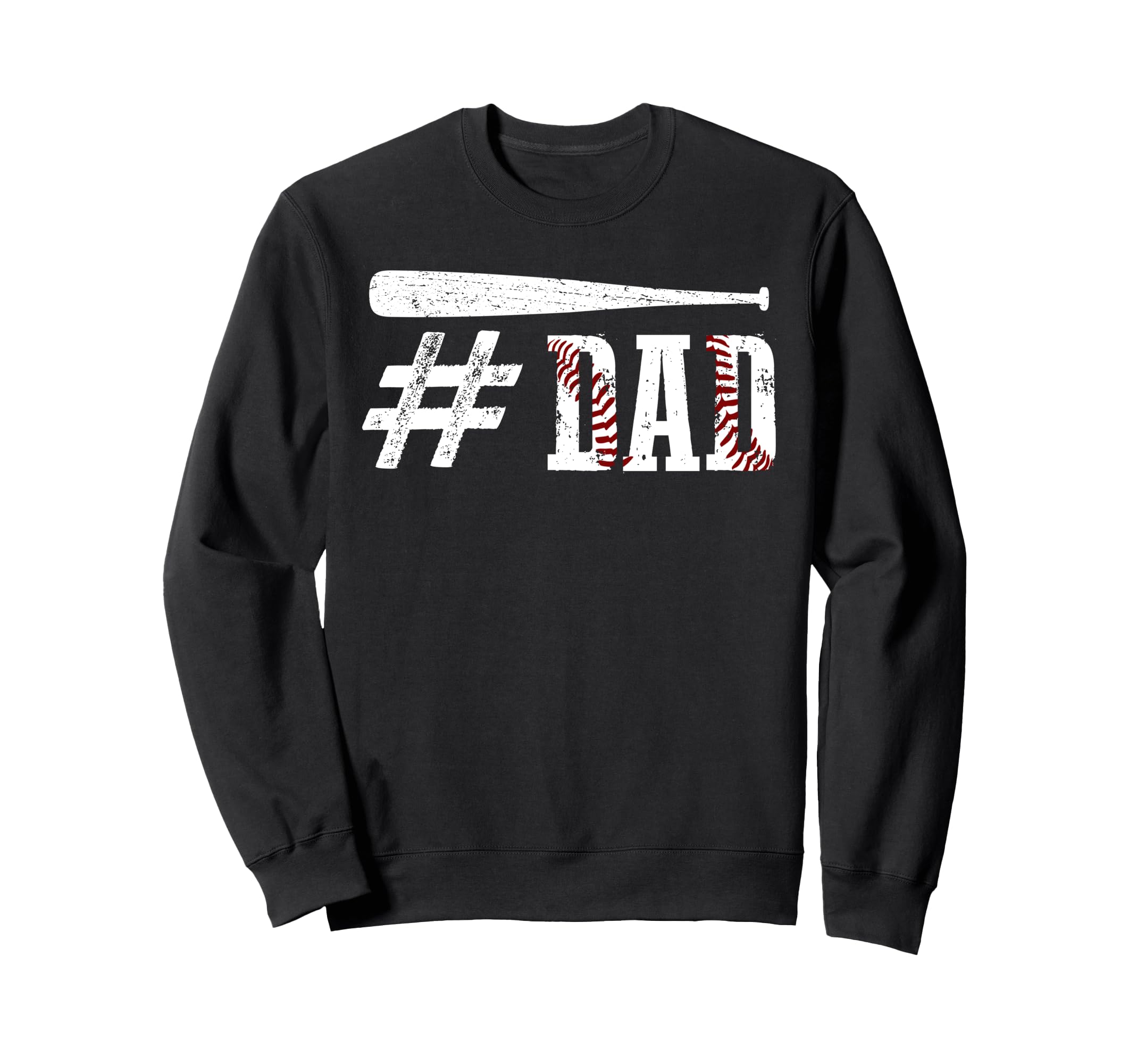 Dad Baseball Bat And Ball Sports Sweatshirt - Novelty Apparel for Adults - T-Shirt, Sweatshirt, Hoodie