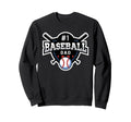 Best Baseball Dad Number 1 Baseball Sweatshirt - Aesthetic Graphic Unisex - T-Shirt, Sweatshirt, Hoodie