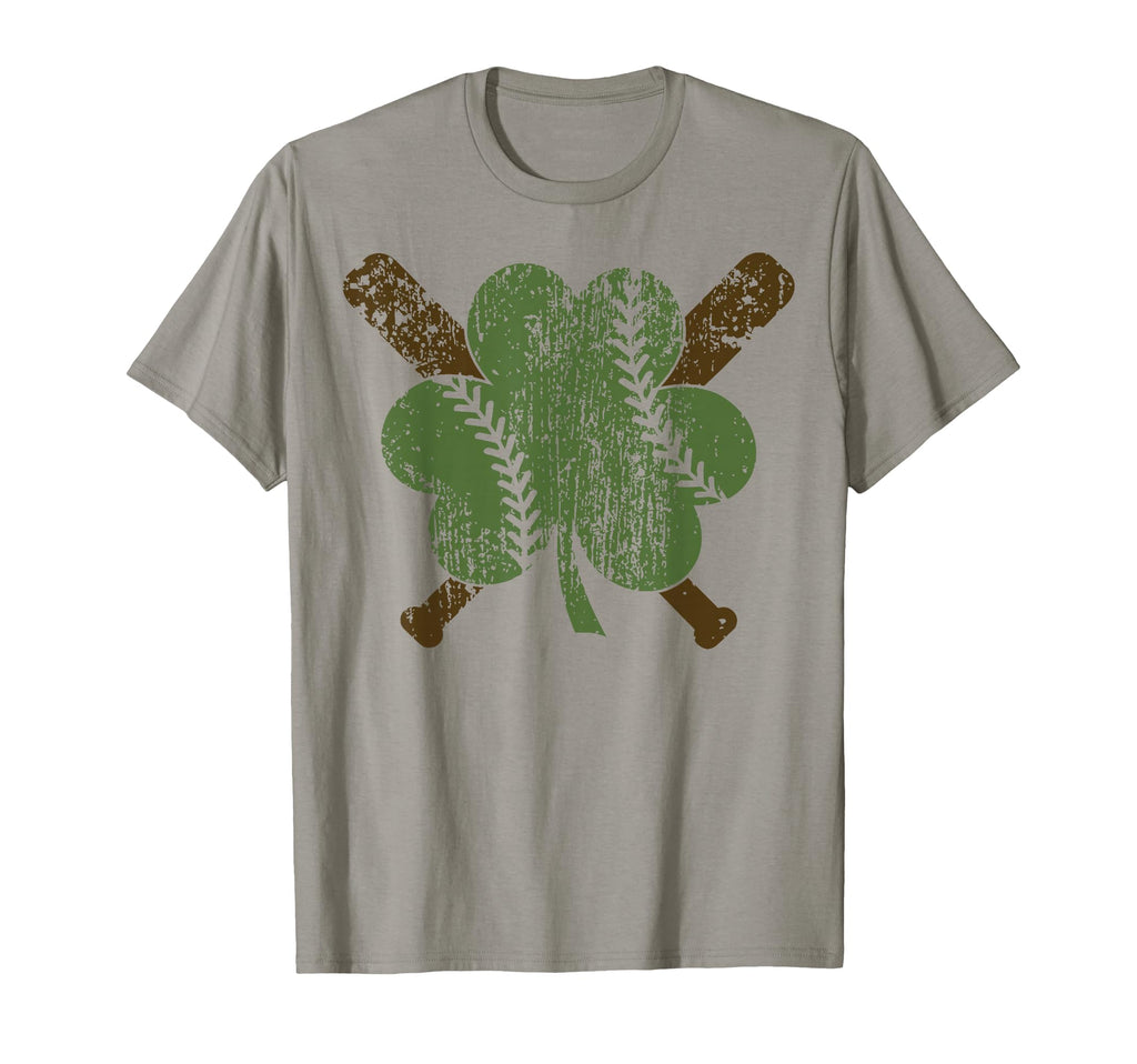 Baseball St Patricks Day Shamrock T-Shirt - Custom Art Print for Adults - T-Shirt, Sweatshirt, Hoodie