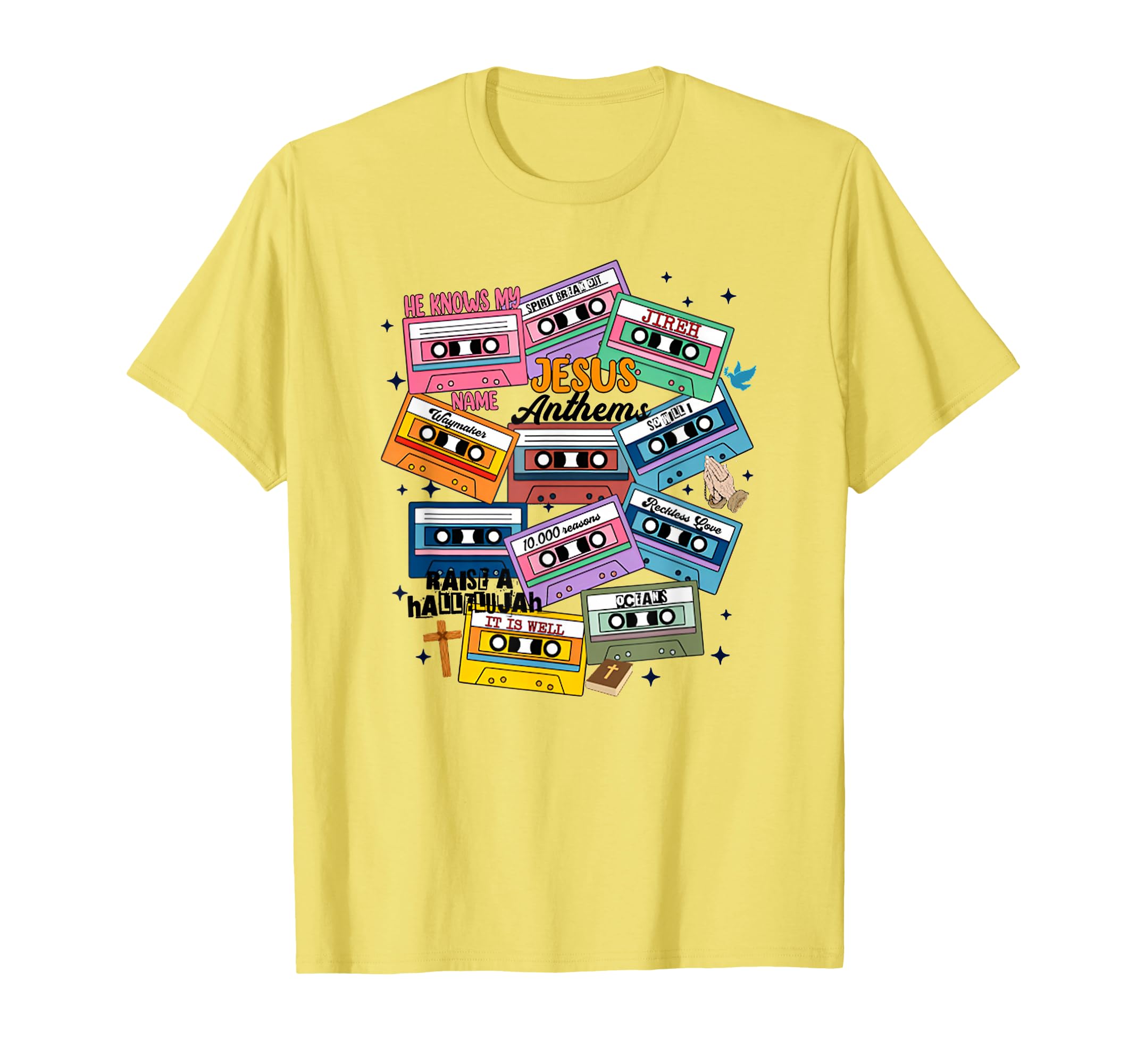 Christian Jesus Cassette Tapes T-Shirt - Casual Everyday Wear for Adults - T-Shirt, Sweatshirt, Hoodie