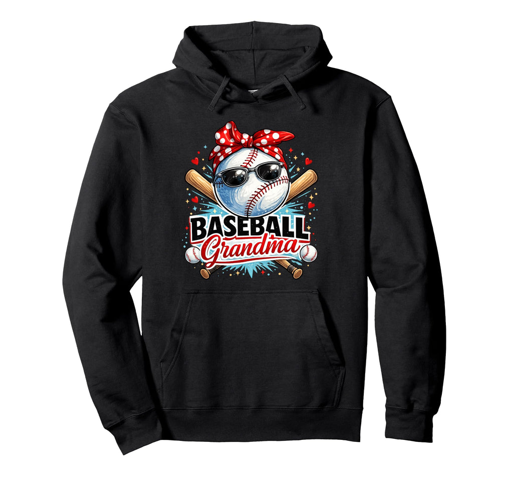 Baseball Grandma Baseball Grandma Mothers Hoodie - Unique Graphic Unisex - T-Shirt, Sweatshirt, Hoodie