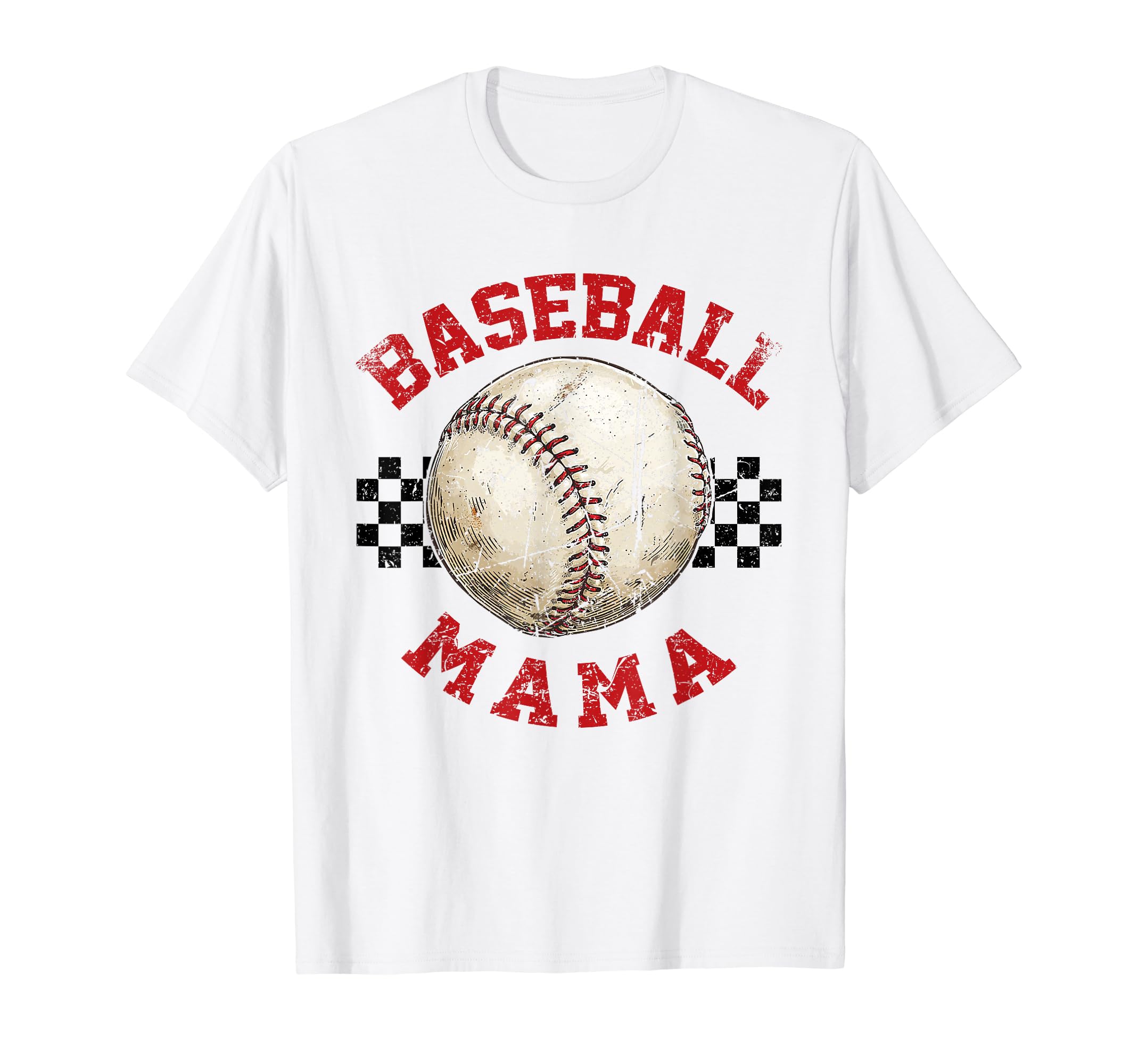 Baseball Mama Funny Sport T-Shirt - Minimalist Print Men Women - T-Shirt, Sweatshirt, Hoodie