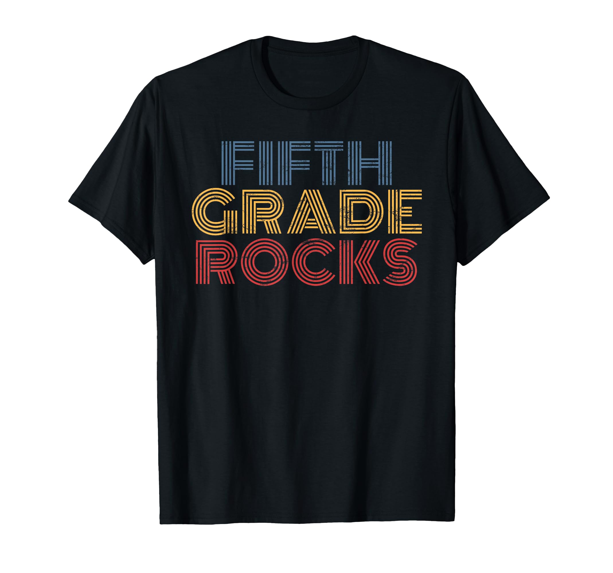 Fifth Grade Rocks 5Th Grade Rocks Teacher T-Shirt - Unique Graphic Unisex - T-Shirt, Sweatshirt, Hoodie