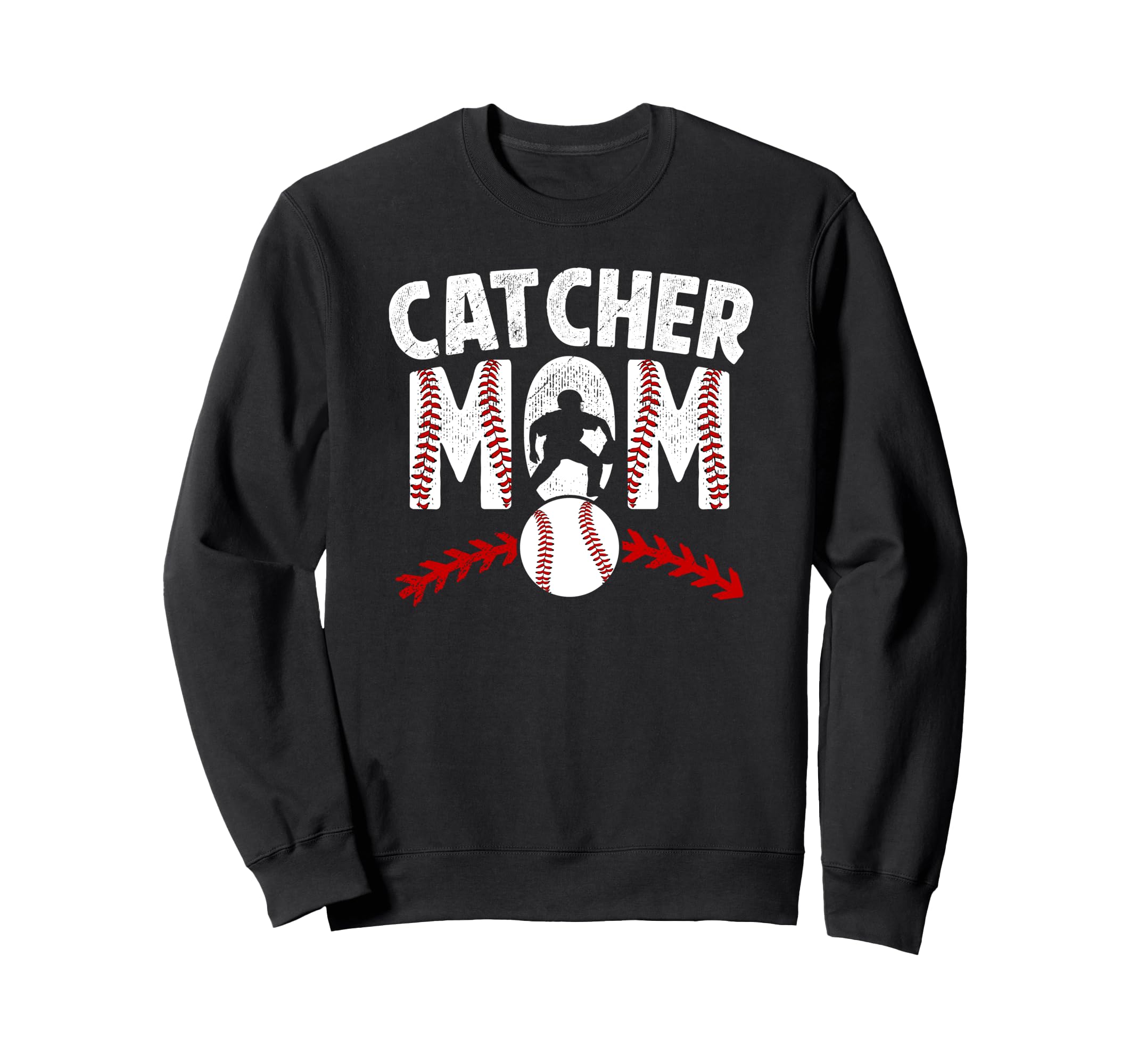 Baseball Catcher Mom Baseball Sweatshirt - Custom Art Print Men Women - T-Shirt, Sweatshirt, Hoodie