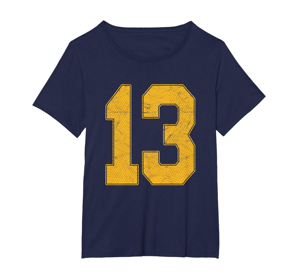 Number 13 Numbered Uniform Sports Team T-Shirt - Graphic Print Unisex - T-Shirt, Sweatshirt, Hoodie