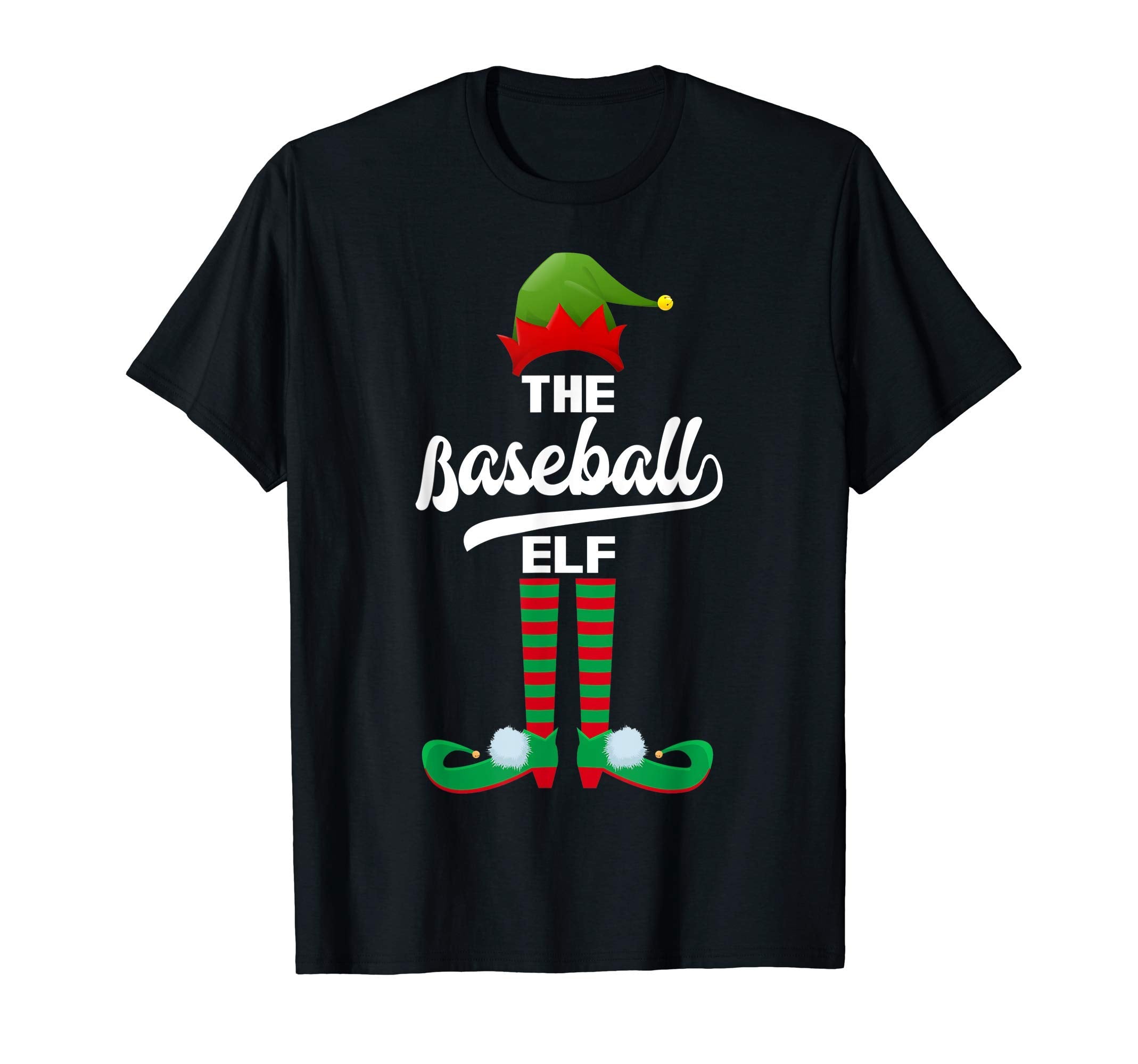 Baseball Elf Matching Family T-Shirt - Casual Everyday Wear Men Women - T-Shirt, Sweatshirt, Hoodie