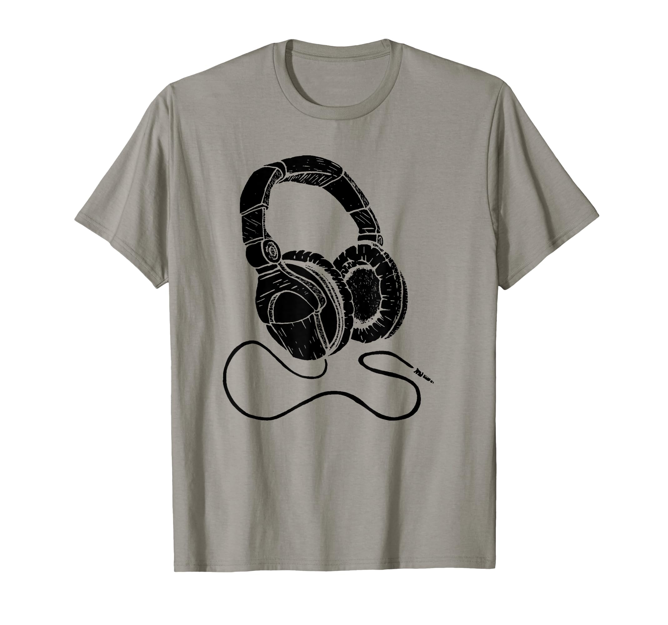Hip Hop Over Ear Headphones Old T-Shirt - Casual Everyday Wear Unisex - T-Shirt, Sweatshirt, Hoodie