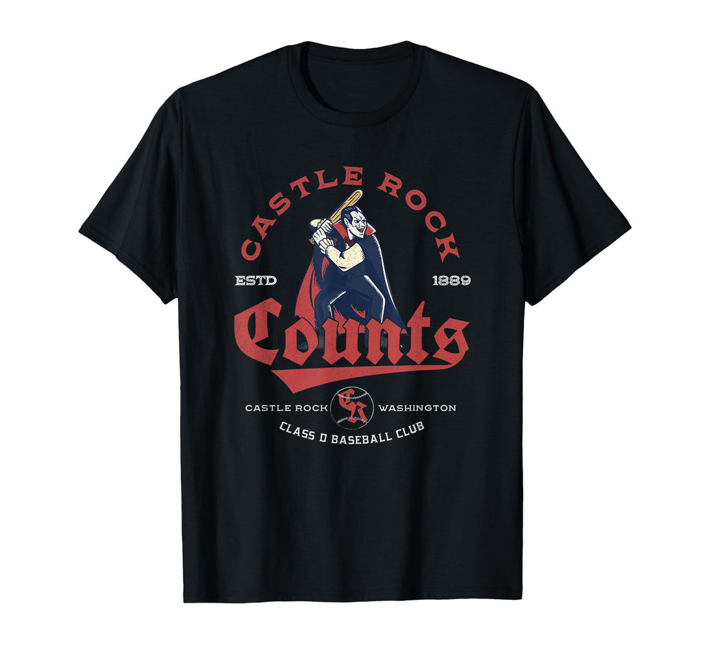 Castle Rock Counts Minor League Baseball T-Shirt - Graphic Print Unisex - T-Shirt, Sweatshirt, Hoodie