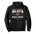 My Heart Beats Brady Singer Hoodie - Casual Everyday Wear Unisex - T-Shirt, Sweatshirt, Hoodie