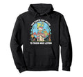 Hippie Gnome Mushrooms 70S Groovy Hippy Hoodie - Fun Novelty Design Unisex - T-Shirt, Sweatshirt, Hoodie
