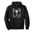 Goth Grunge Demon Anime Waifu Horror Hoodie - Novelty Apparel Men Women - T-Shirt, Sweatshirt, Hoodie