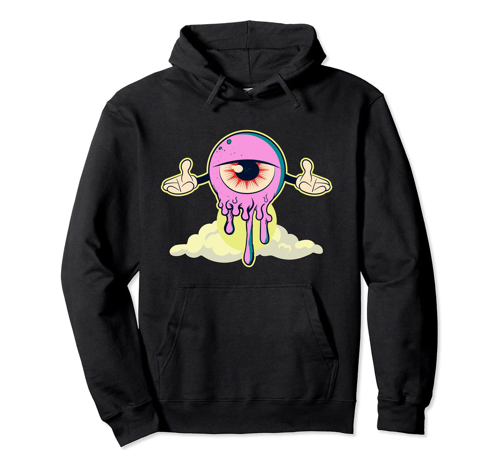Kowai Eye Vaporwave Anime Manga Pagan Hoodie - Streetwear Style Unisex - T-Shirt, Sweatshirt, Hoodie
