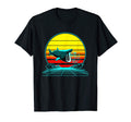 Sunset Basking Shark T-Shirt - Unique Graphic for Adults - T-Shirt, Sweatshirt, Hoodie
