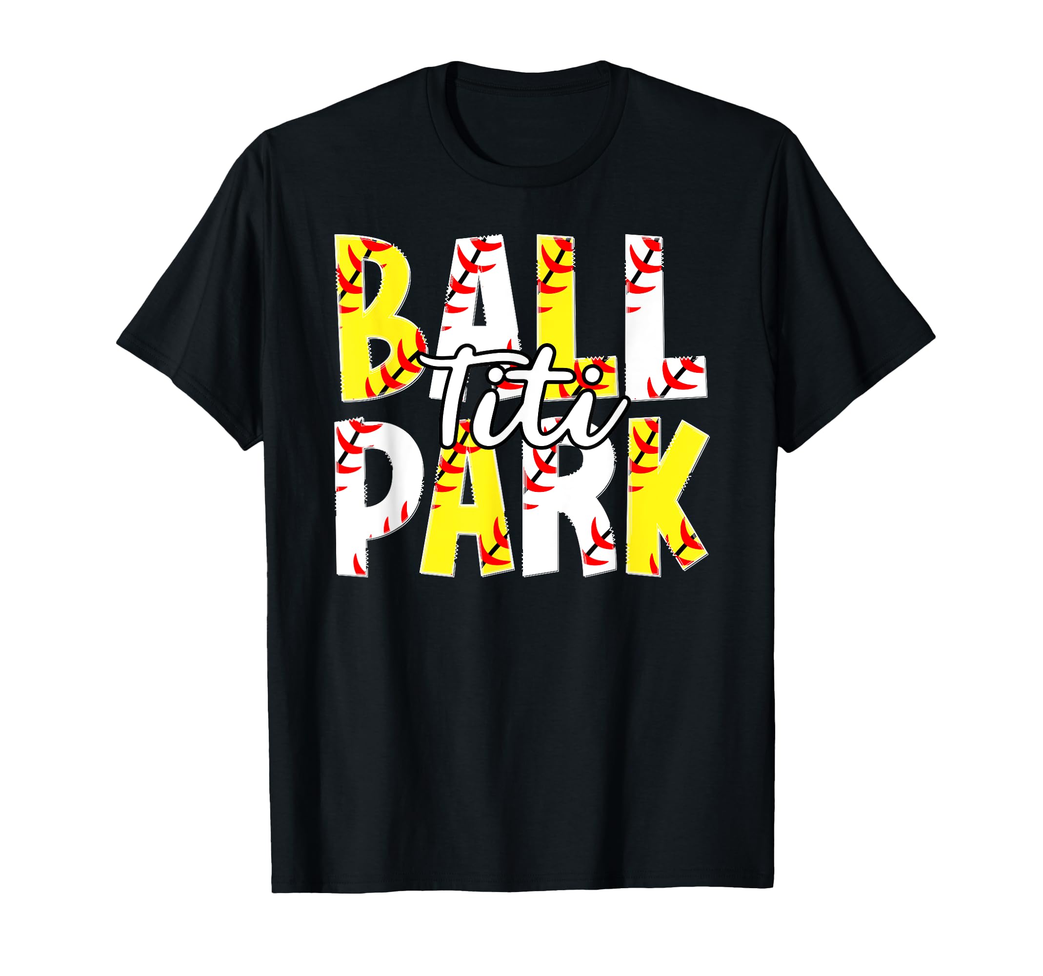 Ballpark Titi Aunt Softball T-Shirt - Aesthetic Graphic for Adults - T-Shirt, Sweatshirt, Hoodie