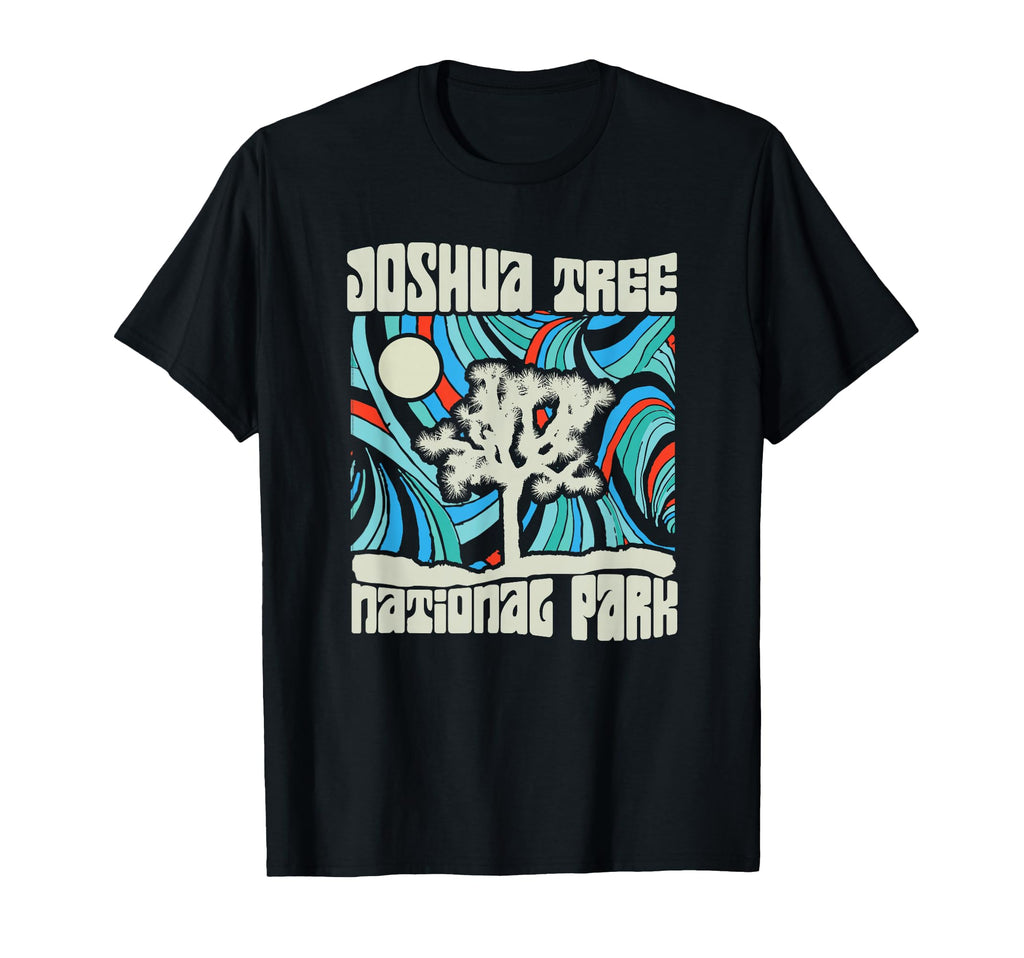 Joshua Tree National Park Psychedelic 60S T-Shirt - Trendy Graphic Unisex - T-Shirt, Sweatshirt, Hoodie