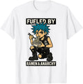 Fueled by Ramen Noodles Punk Anime Humor - Adult & Kids T-Shirts, Sweatshirts & Hoodies apparel design preview 1