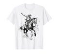 Cowboy Rodeo Horse Riding Usa Cowboy T-Shirt - Novelty Apparel for Adults - T-Shirt, Sweatshirt, Hoodie