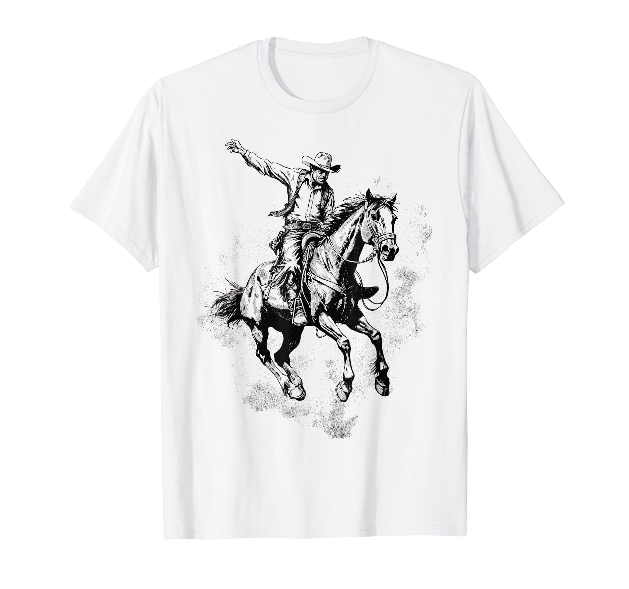 Cowboy Rodeo Horse Riding Usa Cowboy T-Shirt - Novelty Apparel for Adults - T-Shirt, Sweatshirt, Hoodie