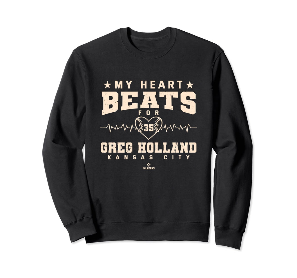 My Heart Beats Greg Holland Sweatshirt - Novelty Apparel for Adults - T-Shirt, Sweatshirt, Hoodie
