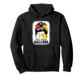 Busy Raising Ballers Mom Both Baseball Hoodie - Trendy Graphic for Adults - T-Shirt, Sweatshirt, Hoodie